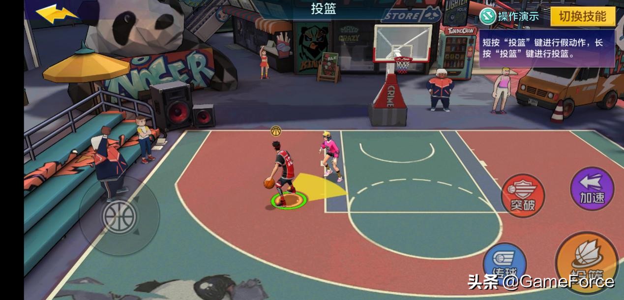 街头篮球和街篮2哪个好玩(不充值照样玩的爽，追求纯粹的篮球手游：《热血街篮》上手评测)