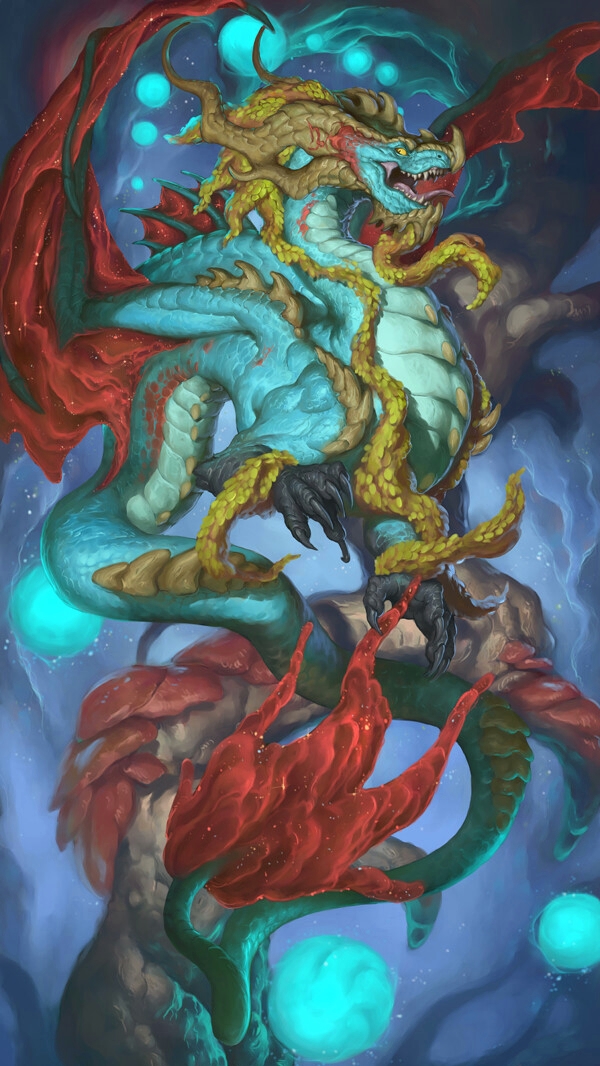 十二星座变成龙的话，手机壁纸换起来