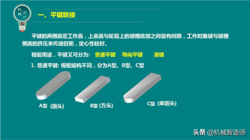 键联接和销联接不可马虎，49页PPT讲解键联接和销联接所有内容