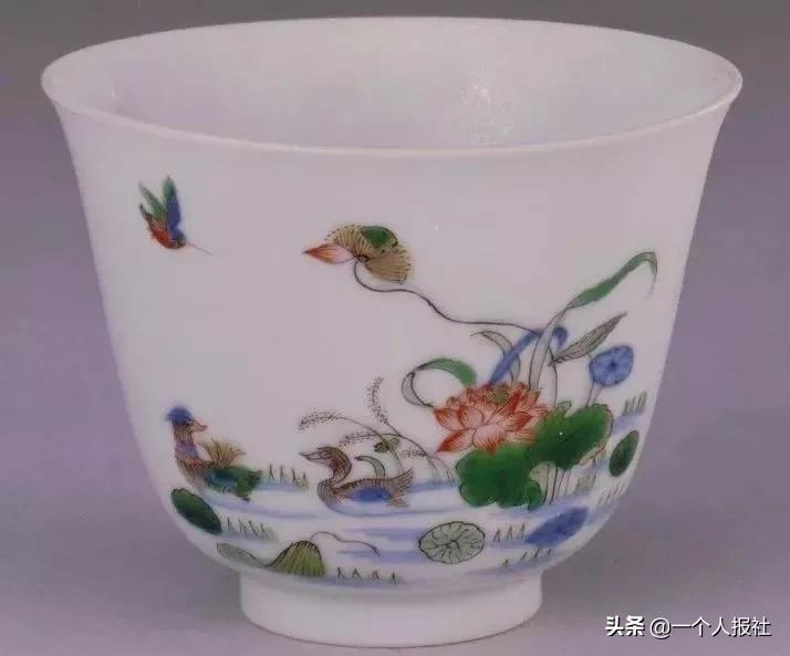 清康熙“十二花神杯”