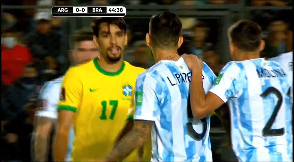 巴西阿根廷世界杯预选赛录像(维尼修斯错过单刀机会，帕奎塔和帕雷德斯互殴，阿根廷0-0巴西)
