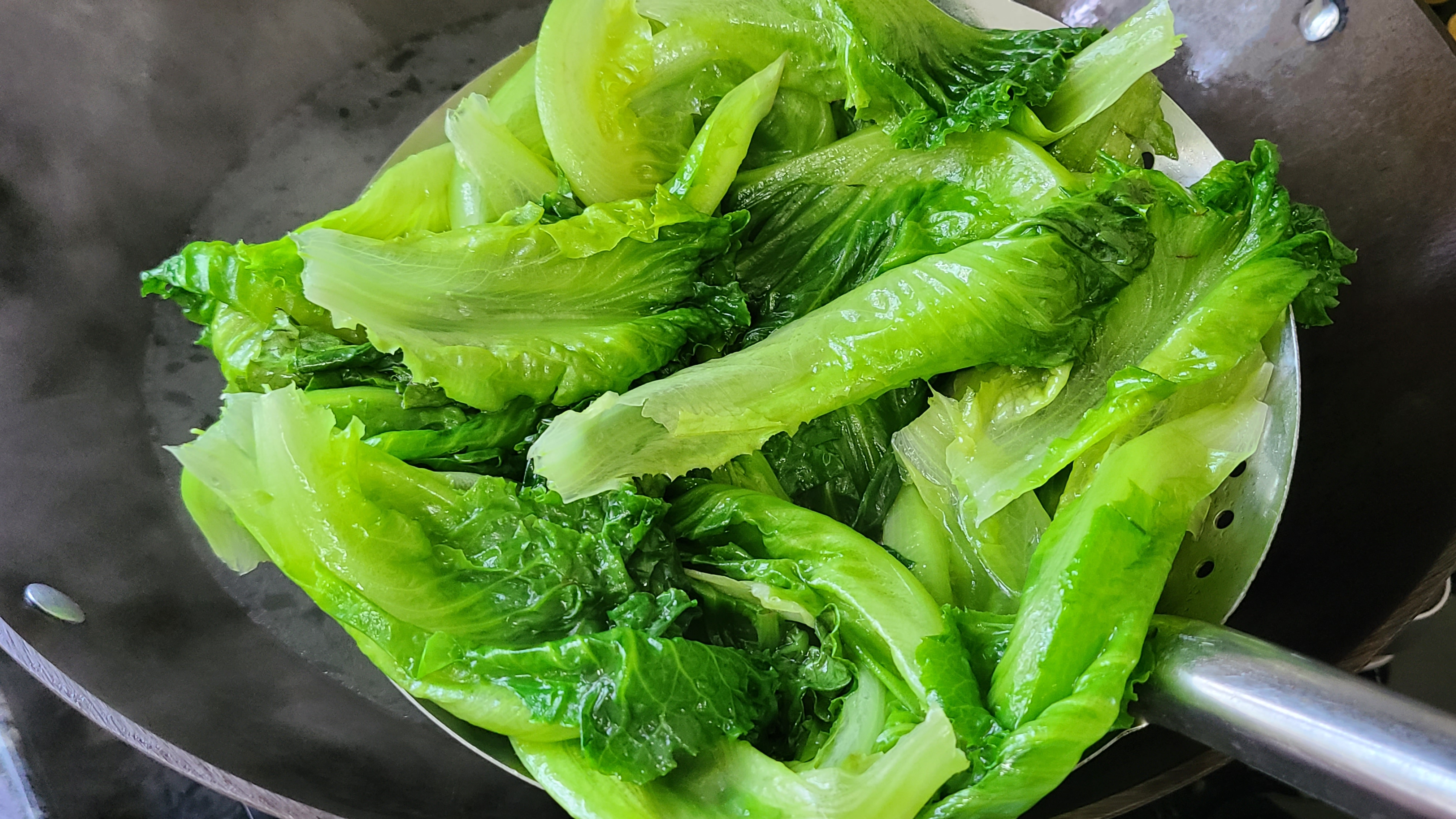 生菜的做法步骤,白灼生菜家常做法