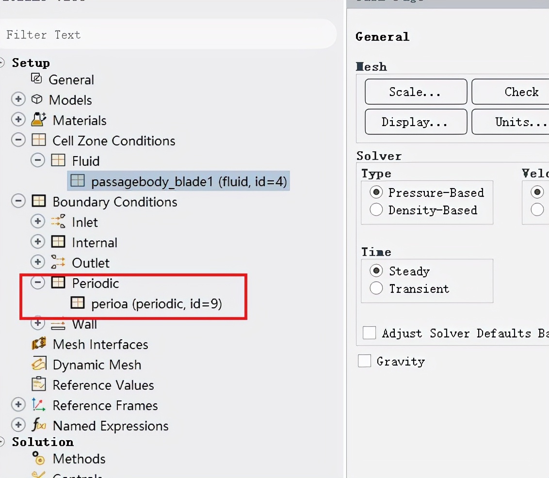 旋转机械/叶轮机械CFD分析周期性网格设置教程