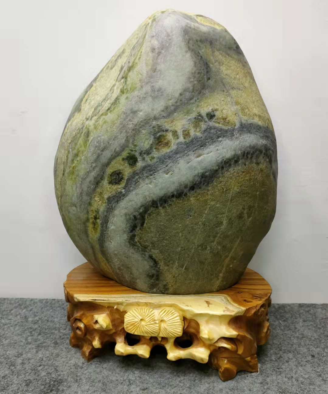 奇石中的姣姣者祁连彩玉(岫玉的作用及功效与作用) 第1张