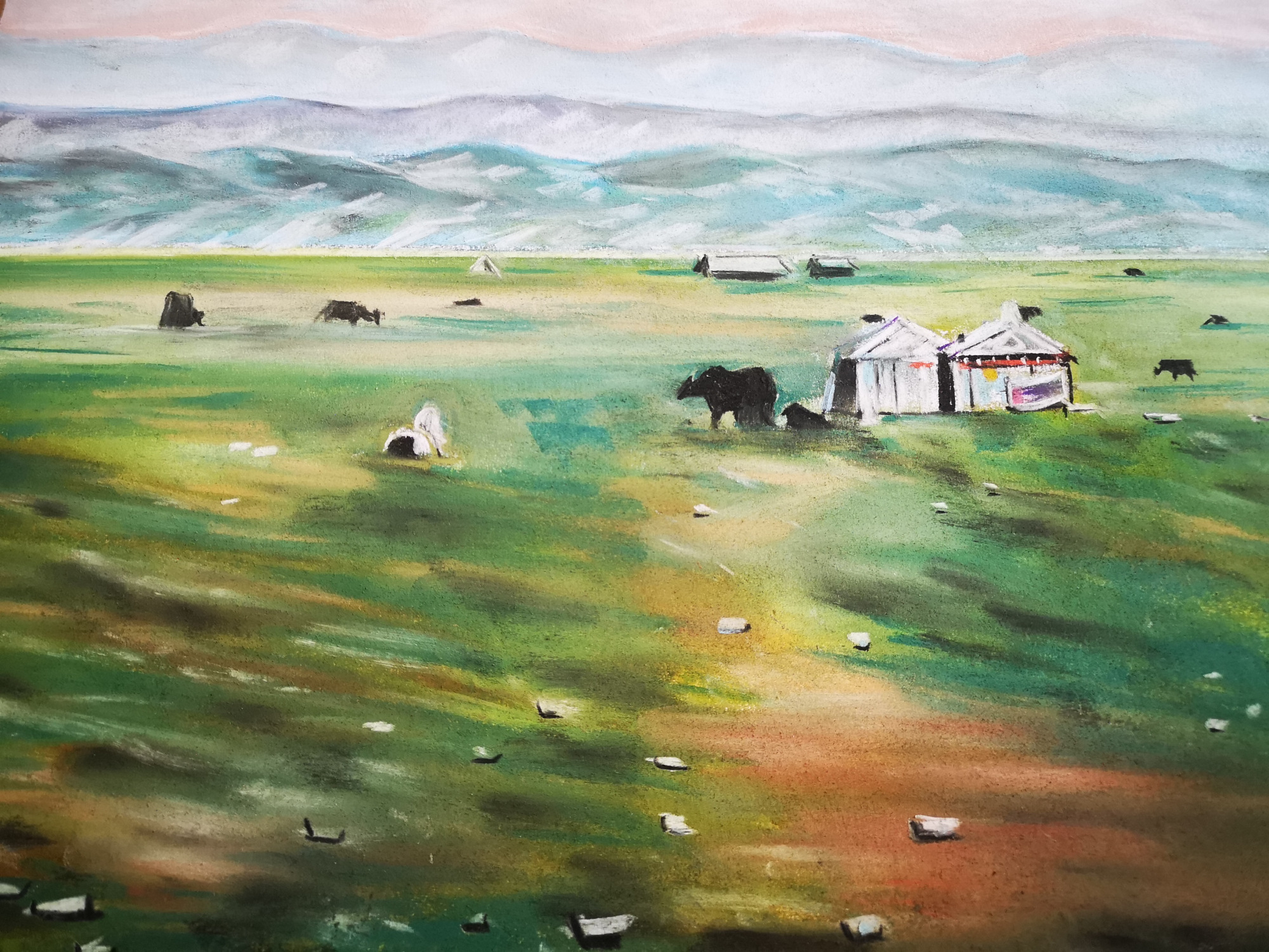 大中诗画赞高原：壮美山河入画卷