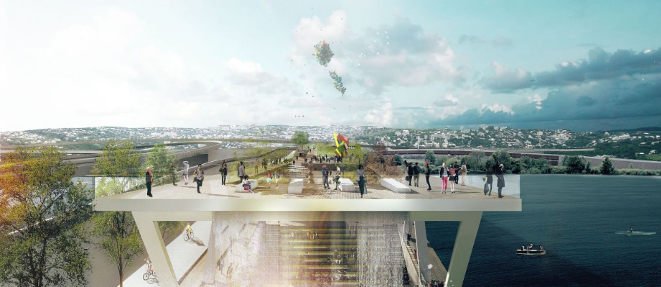 嗨，华盛顿新地标“动感X”提前2年赏！OMA+OLIN打造首座高架公园