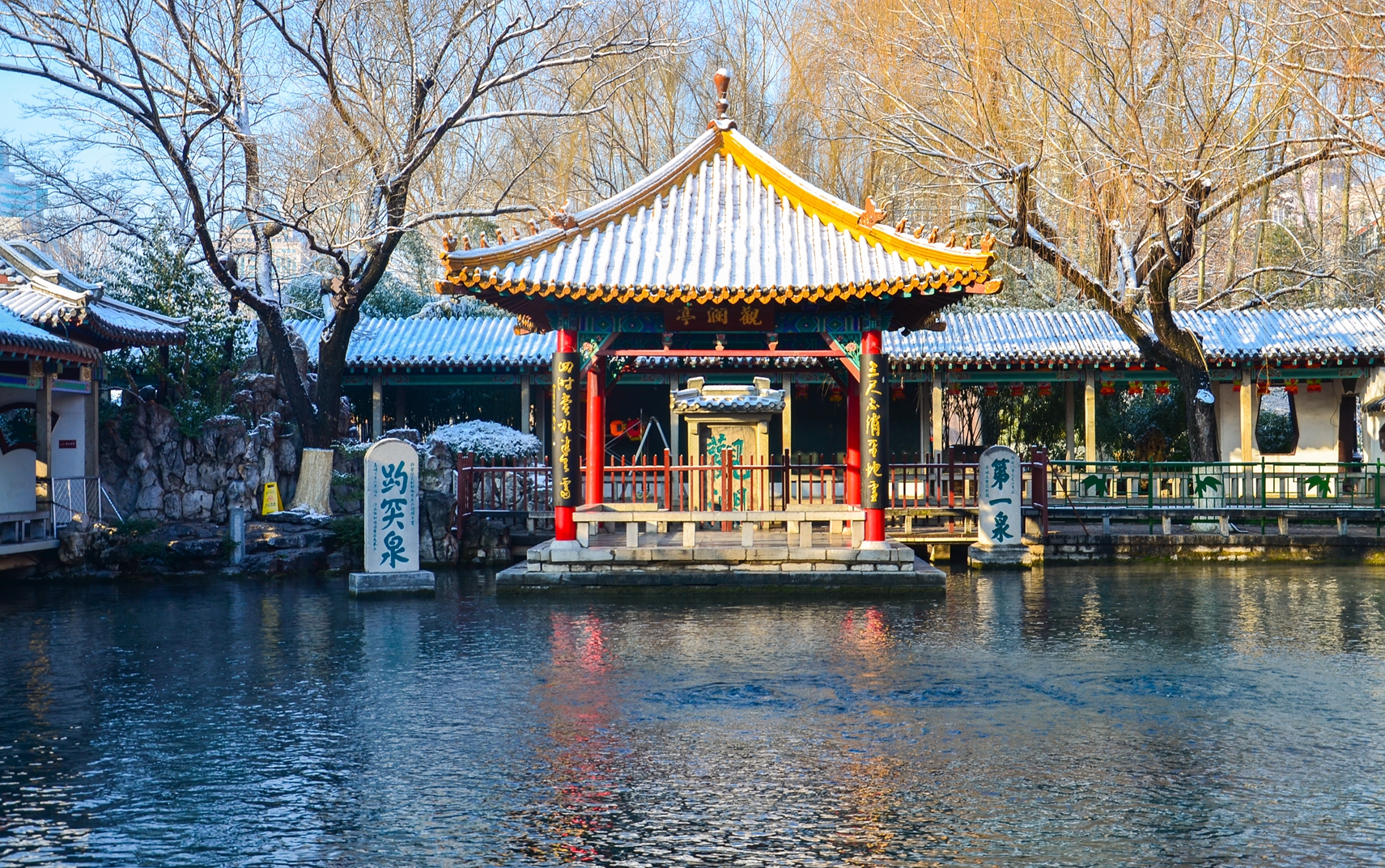 泉城故事:趵突泉来鹤桥上"仙鹤报恩"的传说