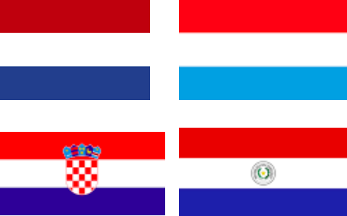 巴拉圭国旗和荷兰国旗为啥那么像(谁是欧洲潮男 为何你分不清国旗 论欧洲各式各样的国旗演化)