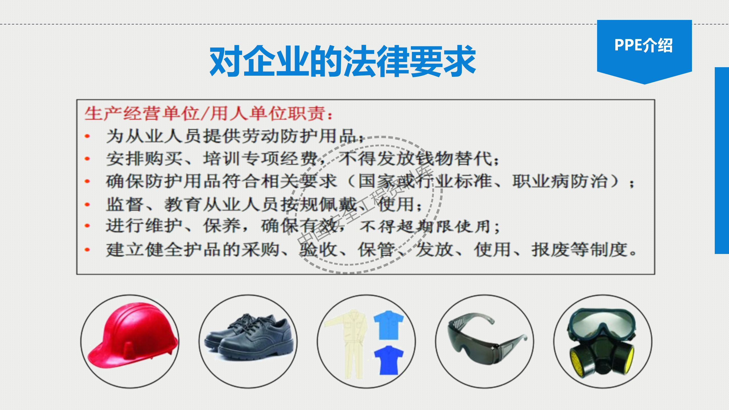 个体劳动防护用品讲座PPT（81页）