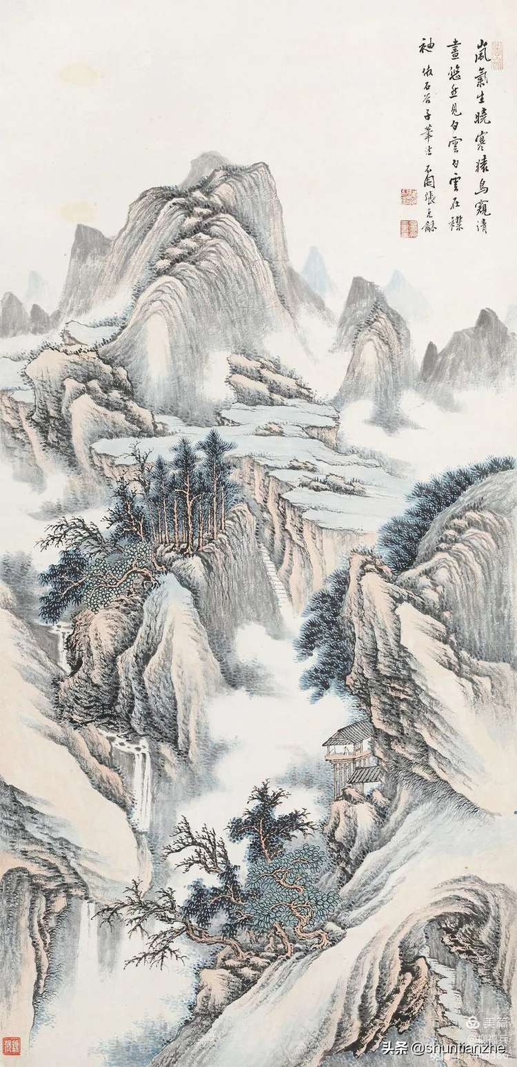 春晓图片(名家山水画《春晓图》欣赏)