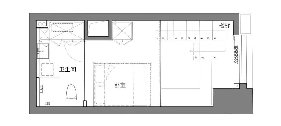 小户型放大看这30㎡装修，多了一层还有大卧室，一家三口都乐了