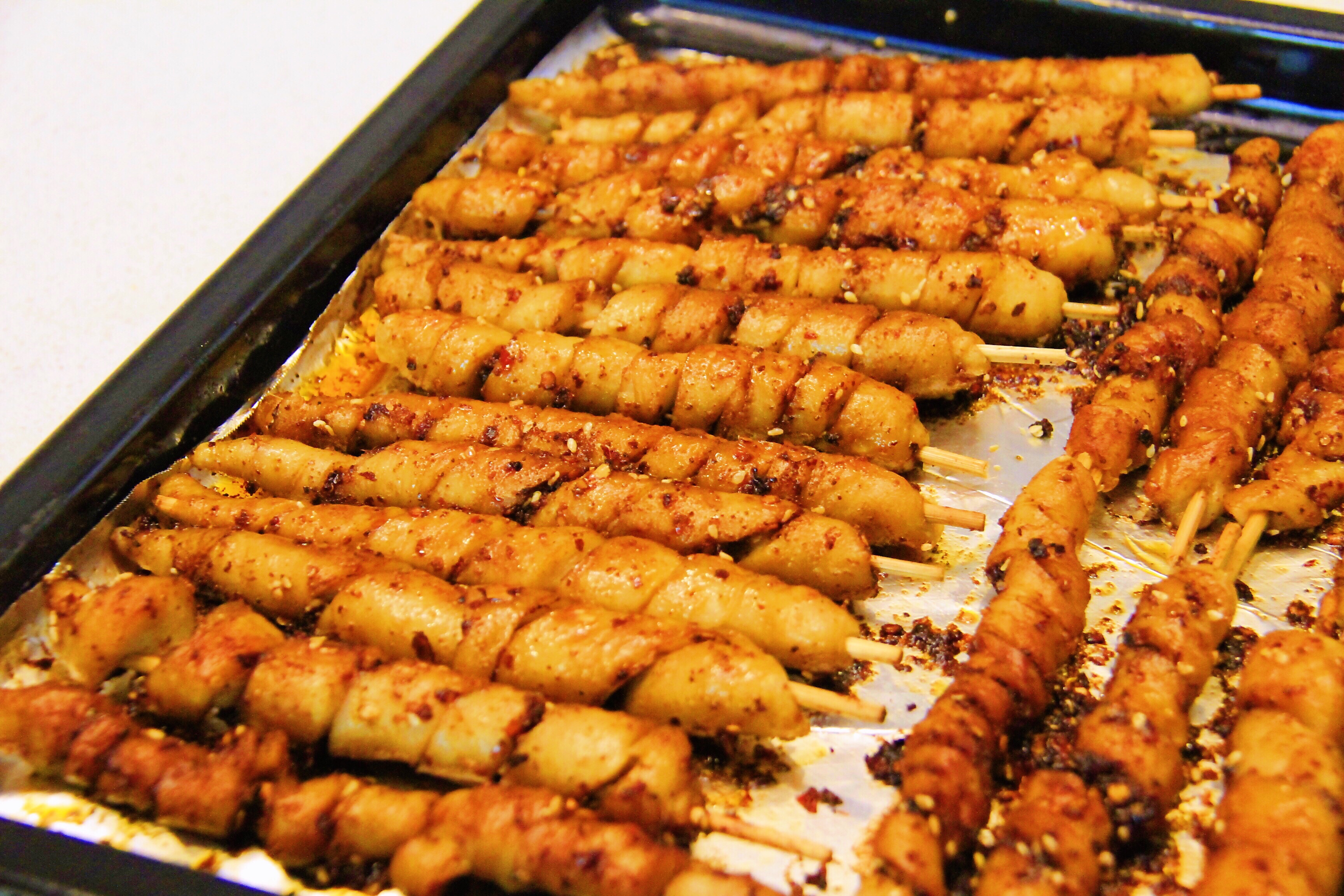 街边小吃烤面筋原来是用它做的,我要去买材料了