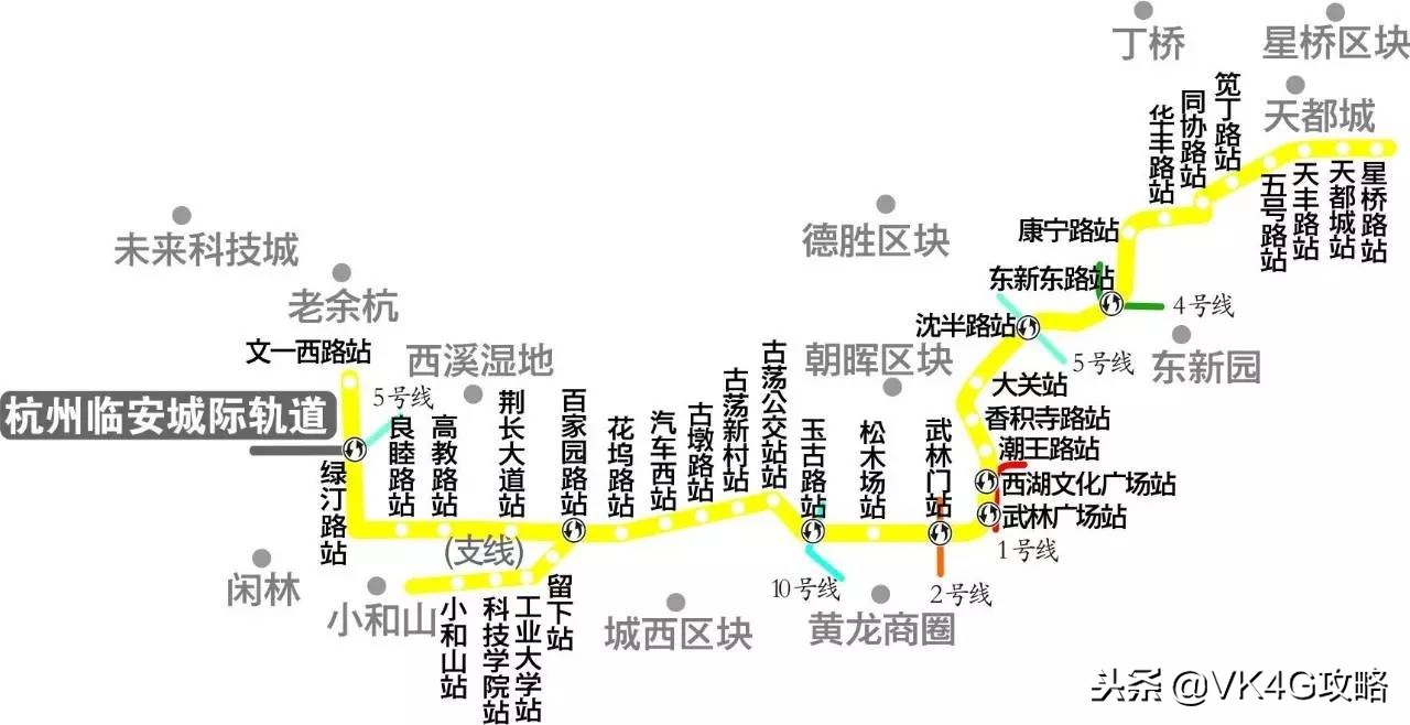 杭州地铁未来最全规划，一共有21条轨道交通线路，快来看看都到哪