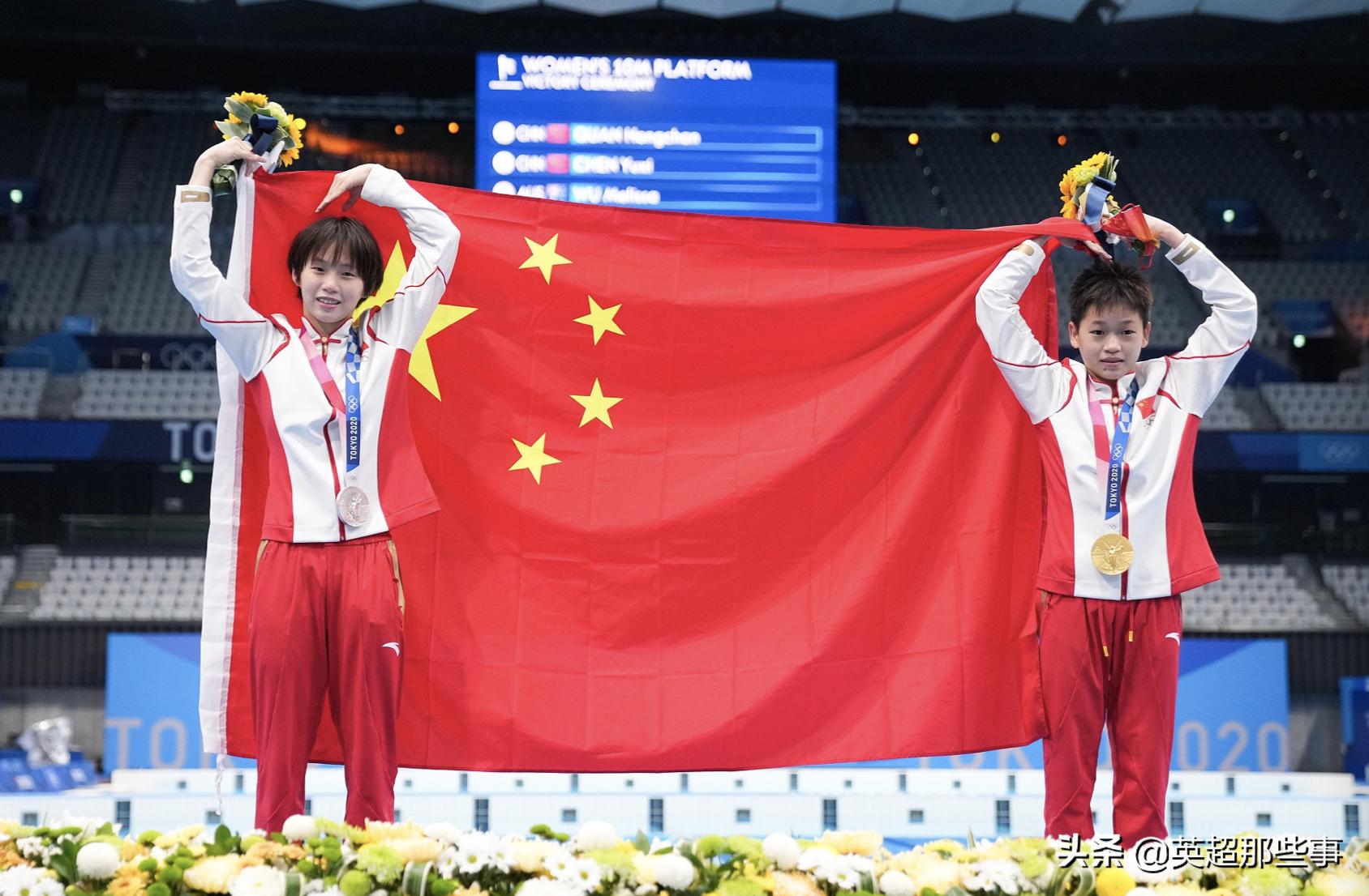 奥运最新金牌榜：中国34金居首，领先美国5金，甩开日本12金差距