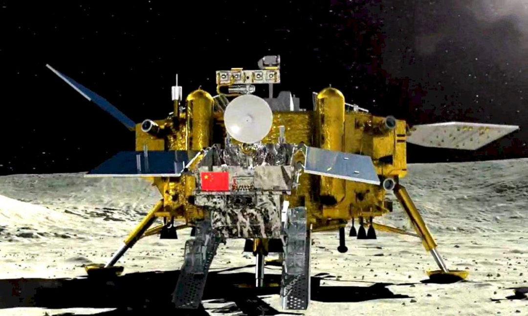 嫦娥五号载人登月图片