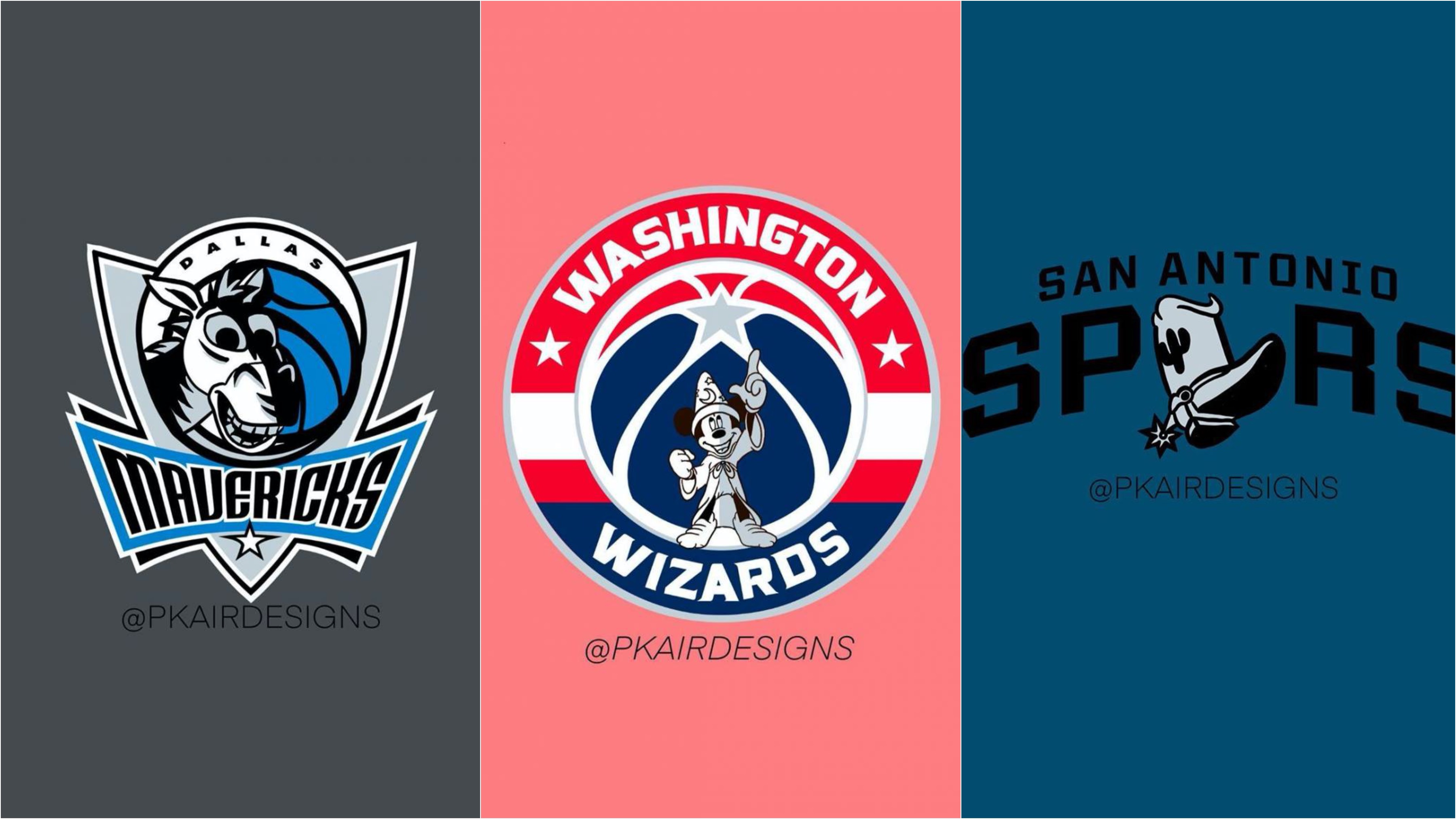 17支nba"迪士尼"队徽出炉,湖人雄鹿最萌,快船赚足人气