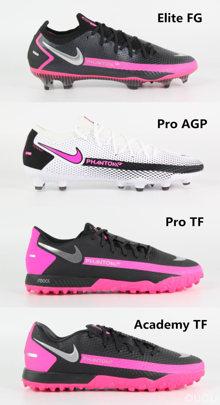 足球鞋加ag和hg有什么区别（GT跑车很牛，带GT的足球鞋呢？耐克GT全系对比）