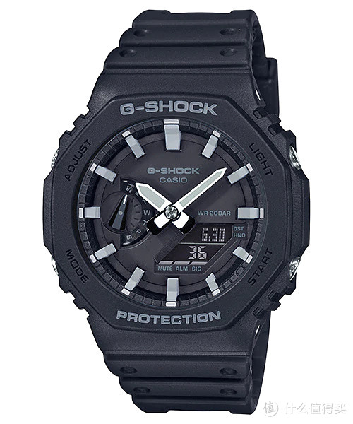 全网最详尽的农家橡树改造教程-卡西欧gshock ga2100手表开箱