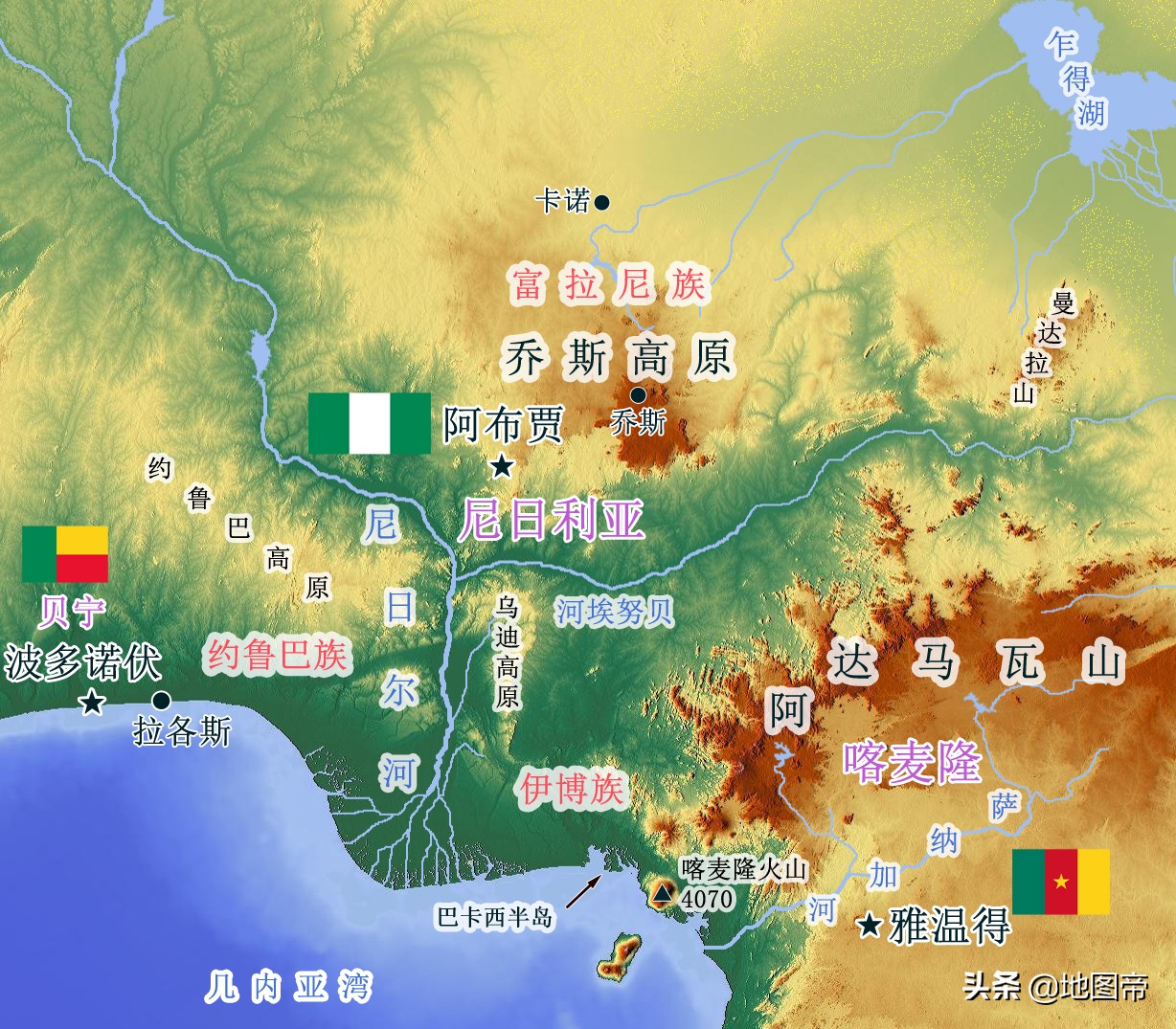 尼日利亚面积不到100万平方公里，为何人口超过2亿？