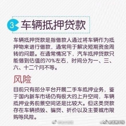 法律知识！10种最常见贷款方式以及潜在风险！你一定要知道！