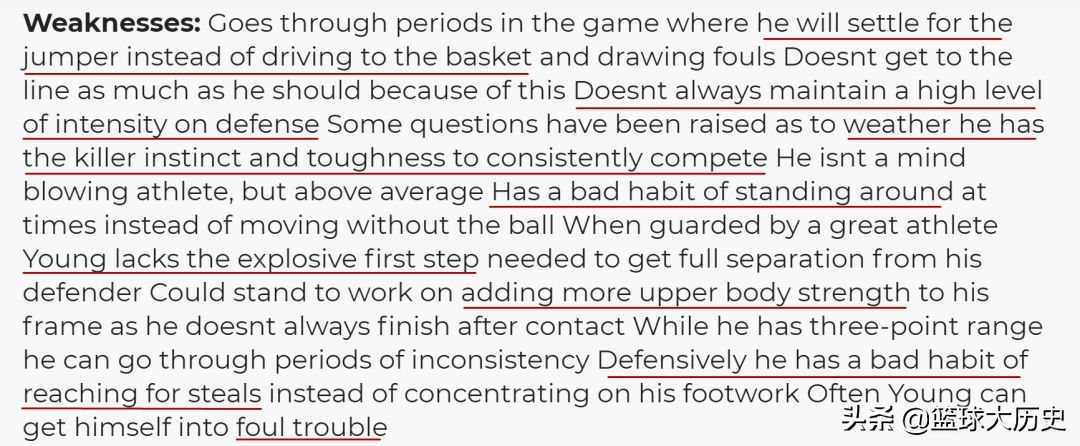 nba有哪些新秀是尼克杨模板(尼克杨的选秀报告！总评93分，臂展出色，球探说得不太准)
