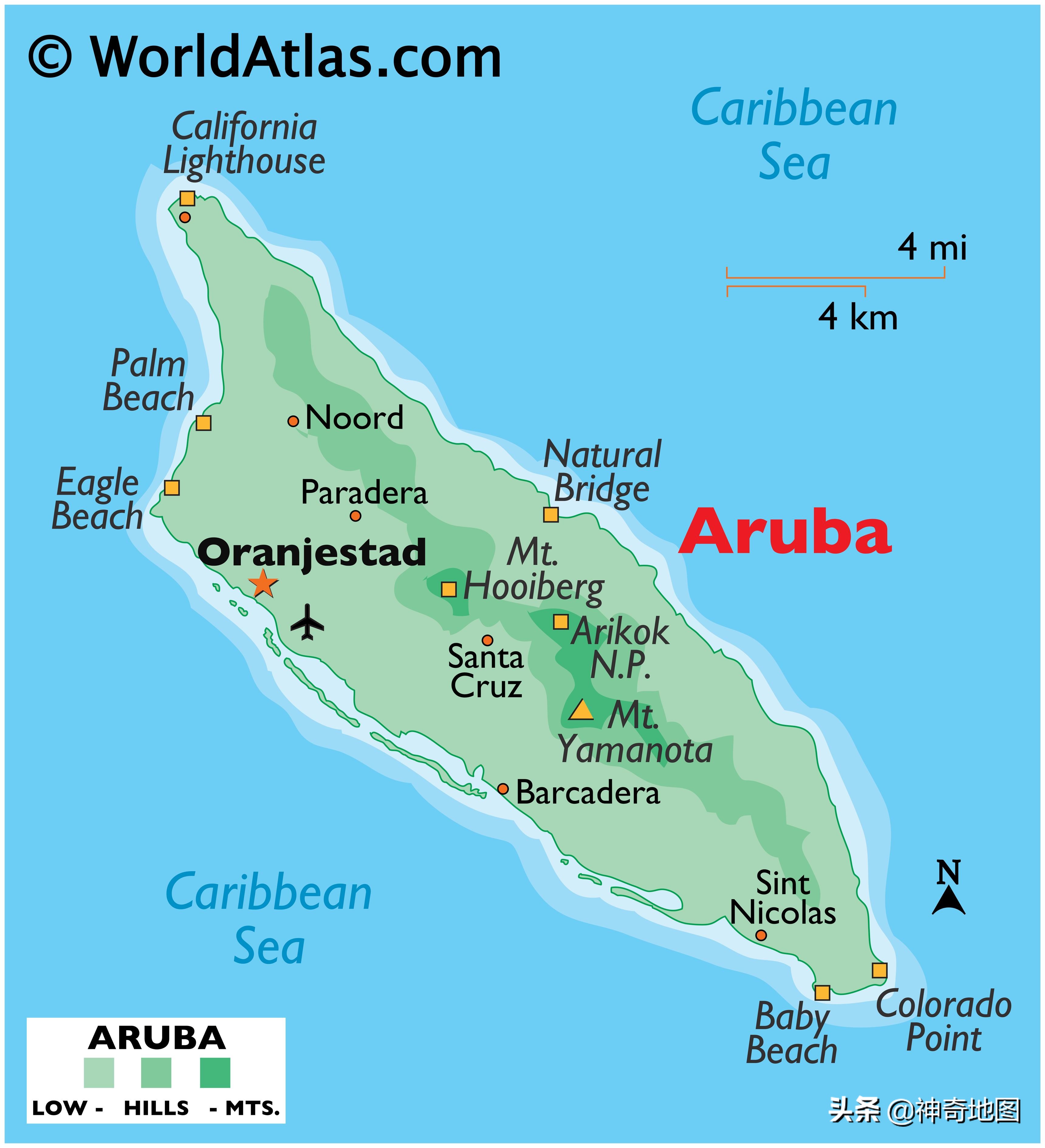 亂談島嶼(83)阿魯巴(aruba)加勒比海的煉油廠