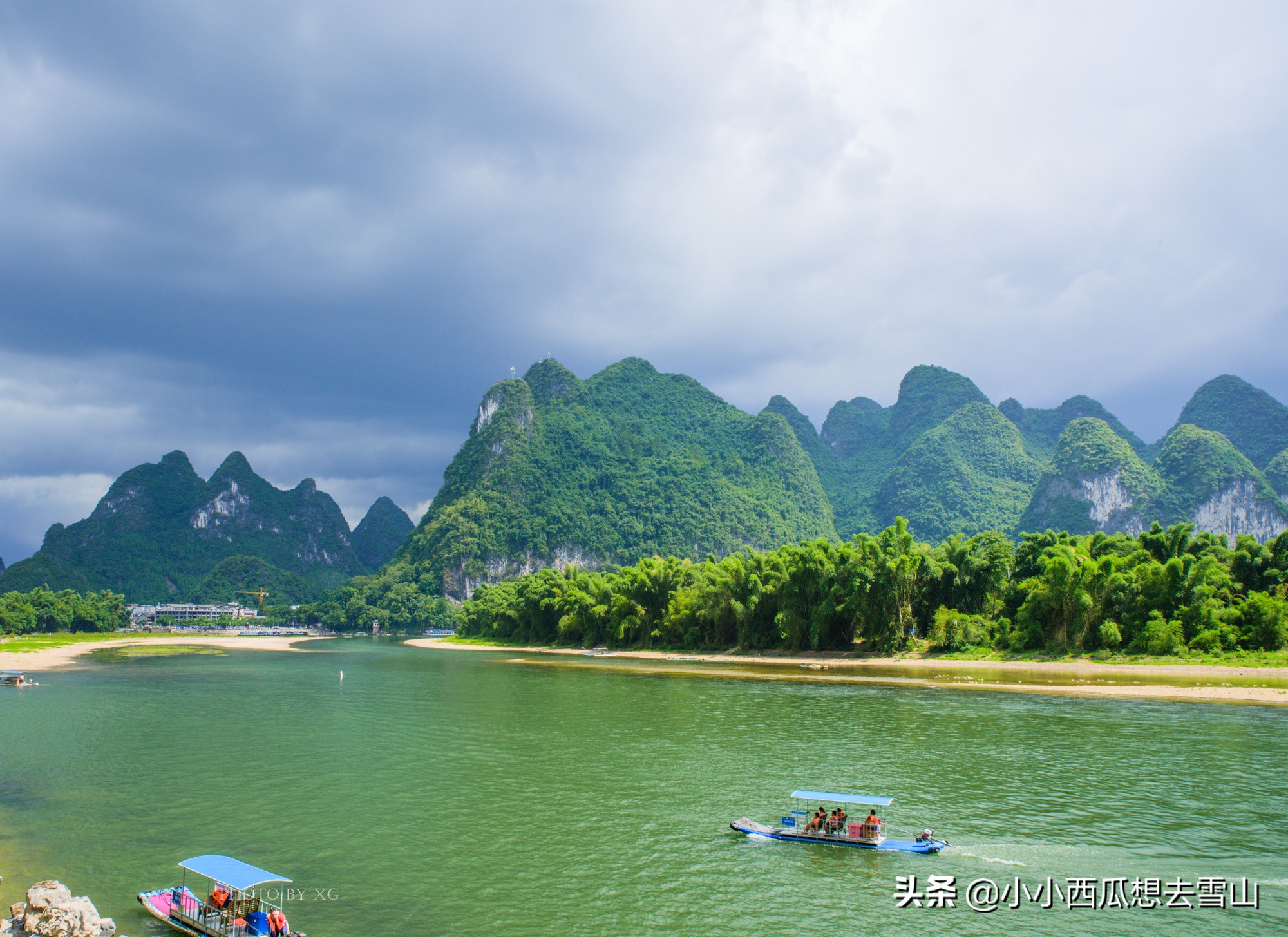 桂林山水风景精华部分(桂林山水真正的精髓，也是世界上规模最大、风景最美的岩溶山水)
