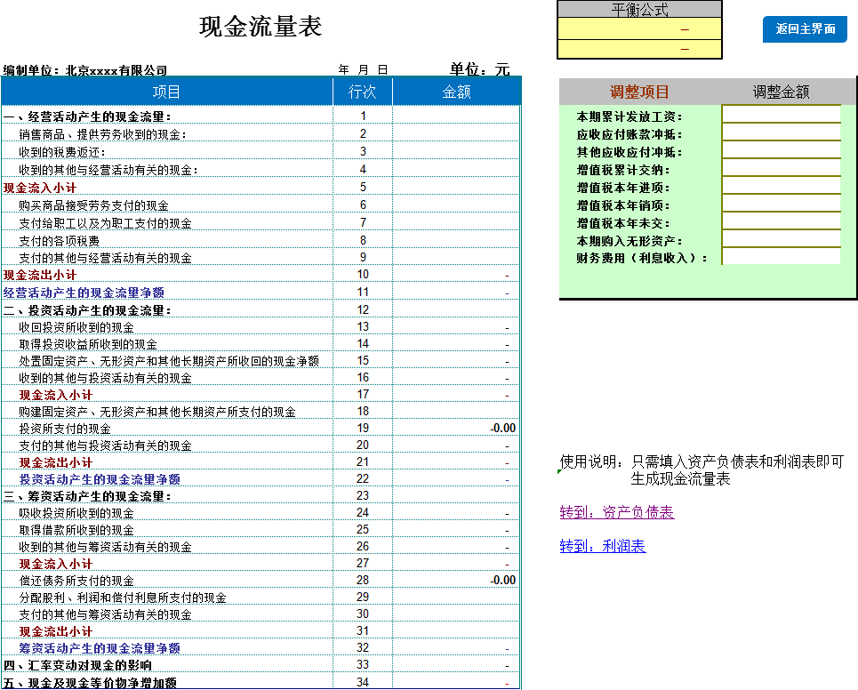 自动编制现金流量表,自动编制现金流量表软件