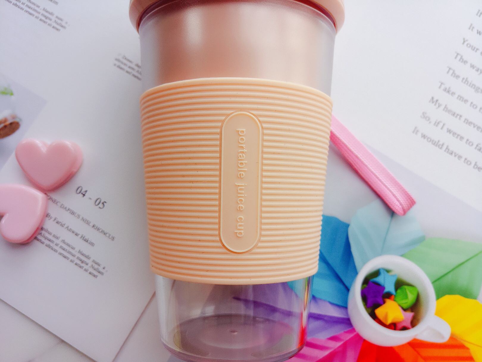 北欧欧慕便携式果汁杯，承包了文艺今日份的健康饮品