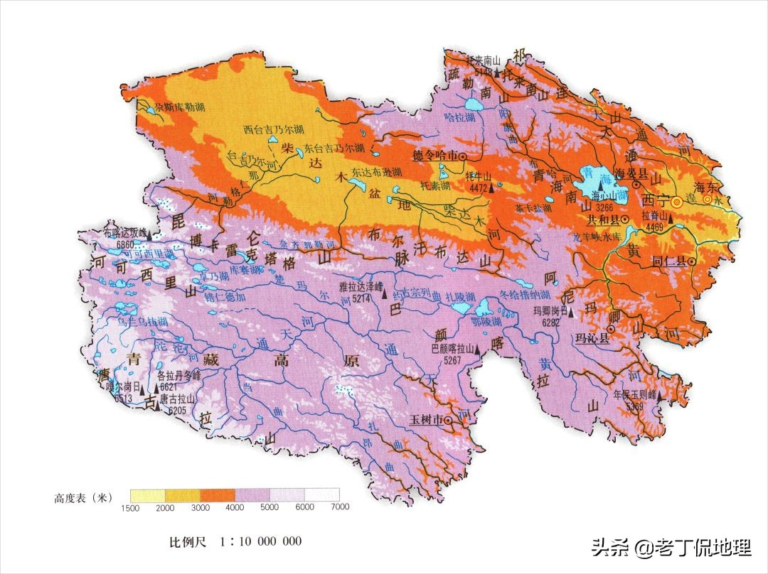 山西河北两省地图（看完就知道这两省的位置在哪）