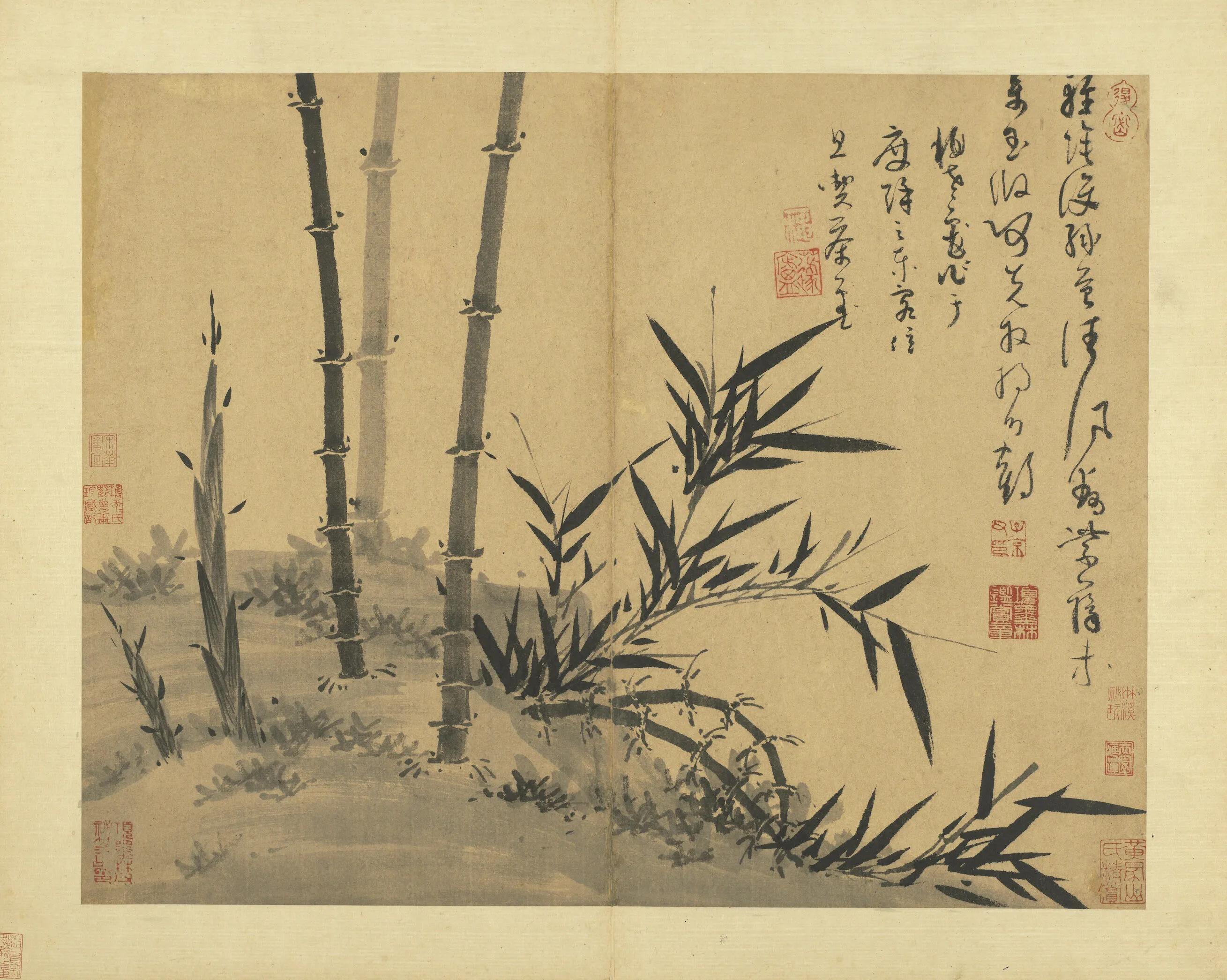 谁才是画竹子历史第一人？唯吴镇是也！简直是天花板的存在