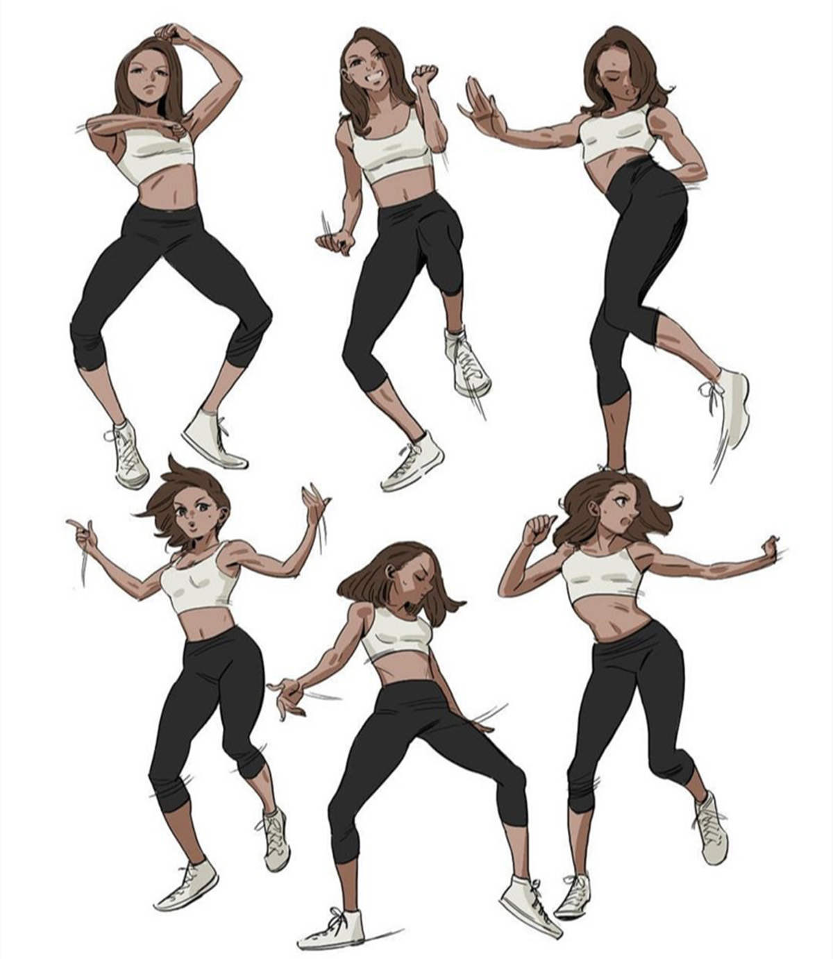 动漫中的舞蹈动作是怎么绘制出来的,流畅的动作后面是大量的原画