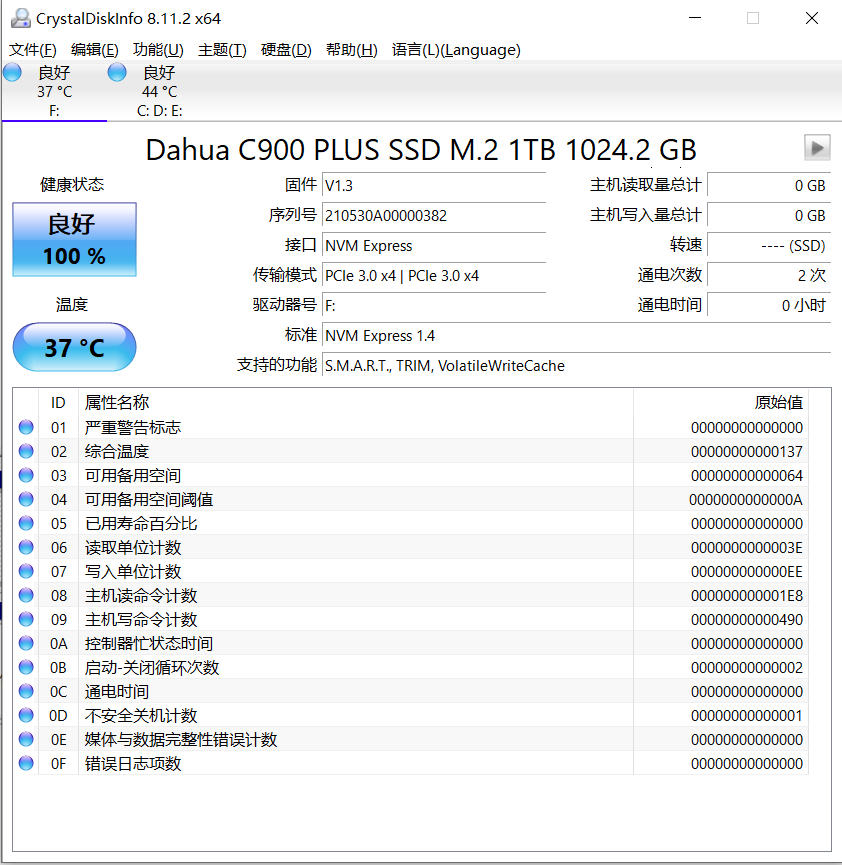 十年质保：大华C900 PLUS 1TB M.2固态硬盘开箱体验