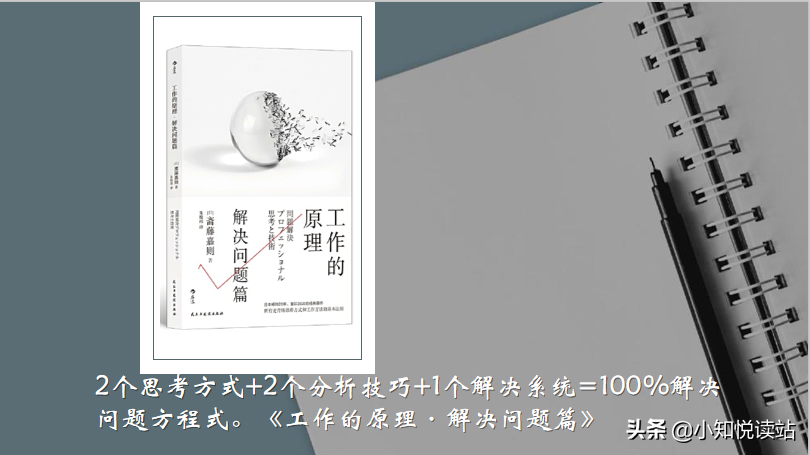 没有不可以解决的问题，关键是看你我对工作和生活的思考方式