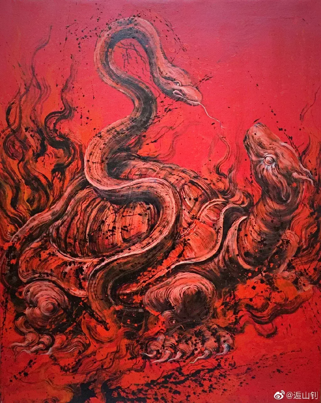 霸气侧漏,94年广东小伙一幅画轻松圈粉50万,逆天画技让人跪服