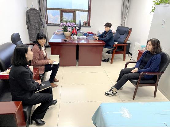 宝鸡渭滨法院民三庭走访妇联，共商协调联动