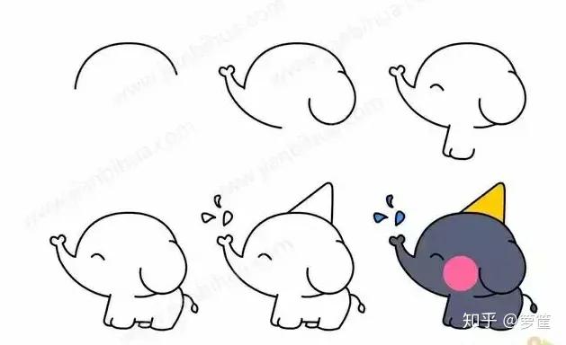 各种小动物的简笔画,不要说不会画哦