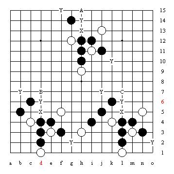 五子棋技巧图解「1」