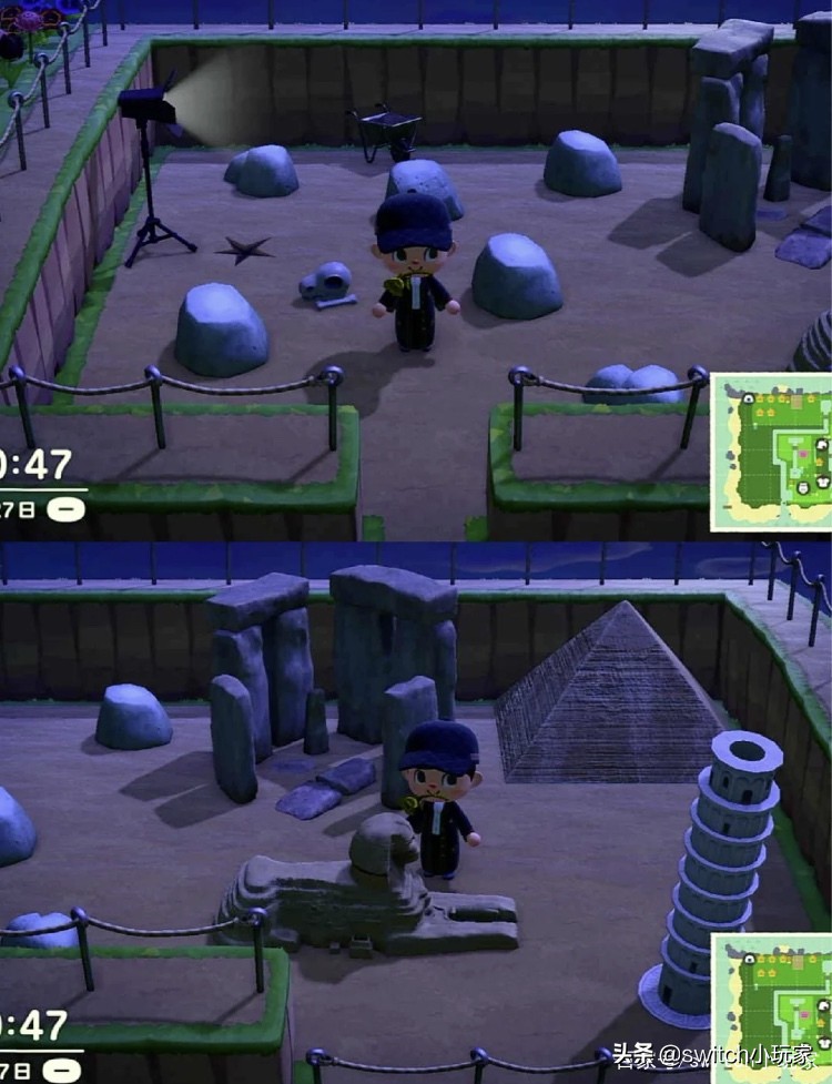 动物森友会｜超高效打造矿场攻略‼️名胜古迹