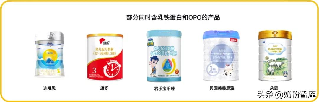36款同时含有OPO和乳铁蛋白的国产奶粉:君乐宝乐臻、贝因美…