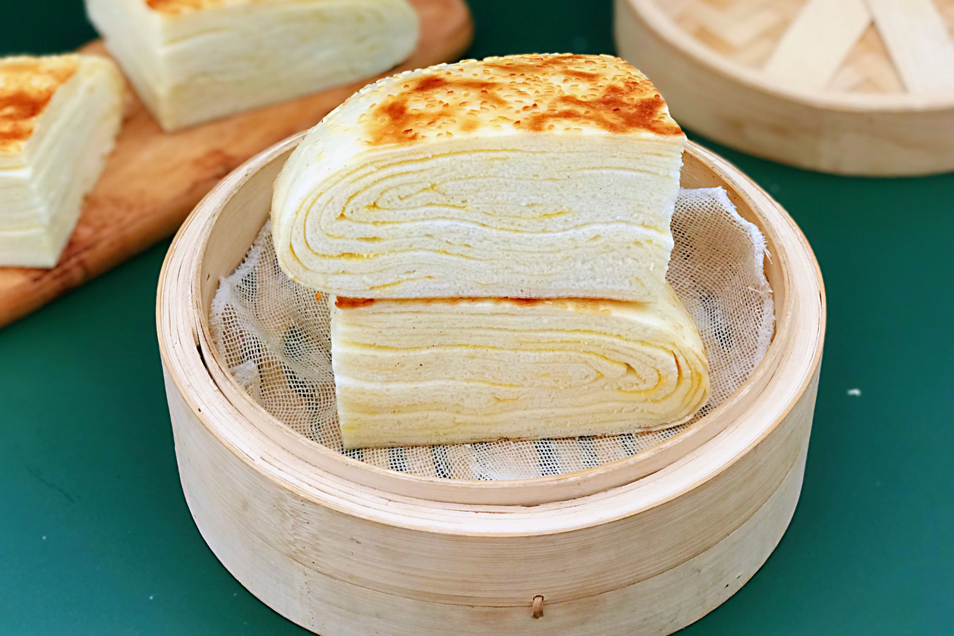 【千层饼】做法步骤图 层次分明 比面包好吃多了-起舞美食网