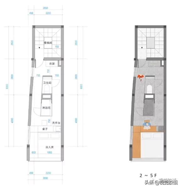 青山周平新作“窄”酒店，网友：花1k翻个身都难