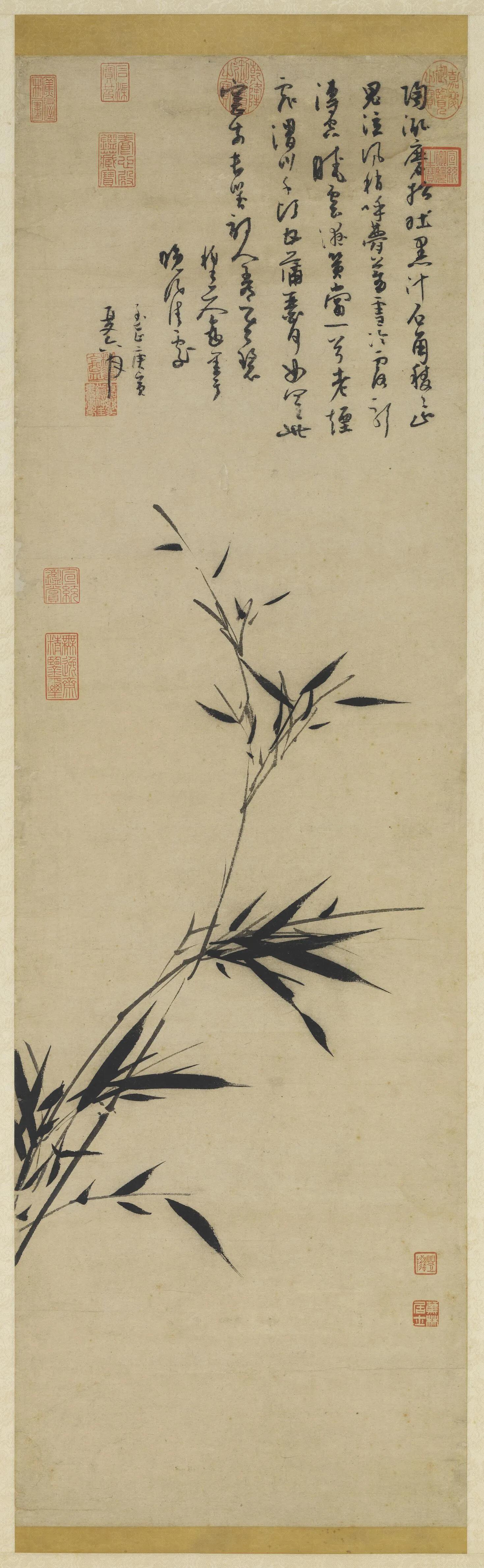 谁才是画竹子历史第一人？唯吴镇是也！简直是天花板的存在