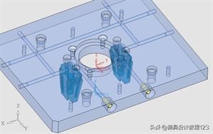 简单亦复杂的电视基座，大神才能驾驭款，一套经典的模具设计方案