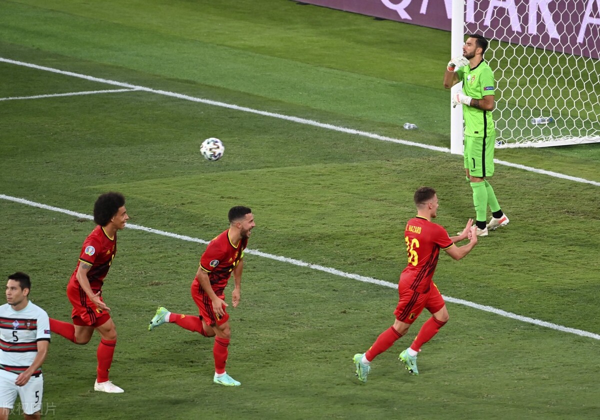 欧洲杯比利时对阵(欧洲杯-C罗出局！比利时1-0葡萄牙 小阿扎尔世界波 德布劳内伤退)