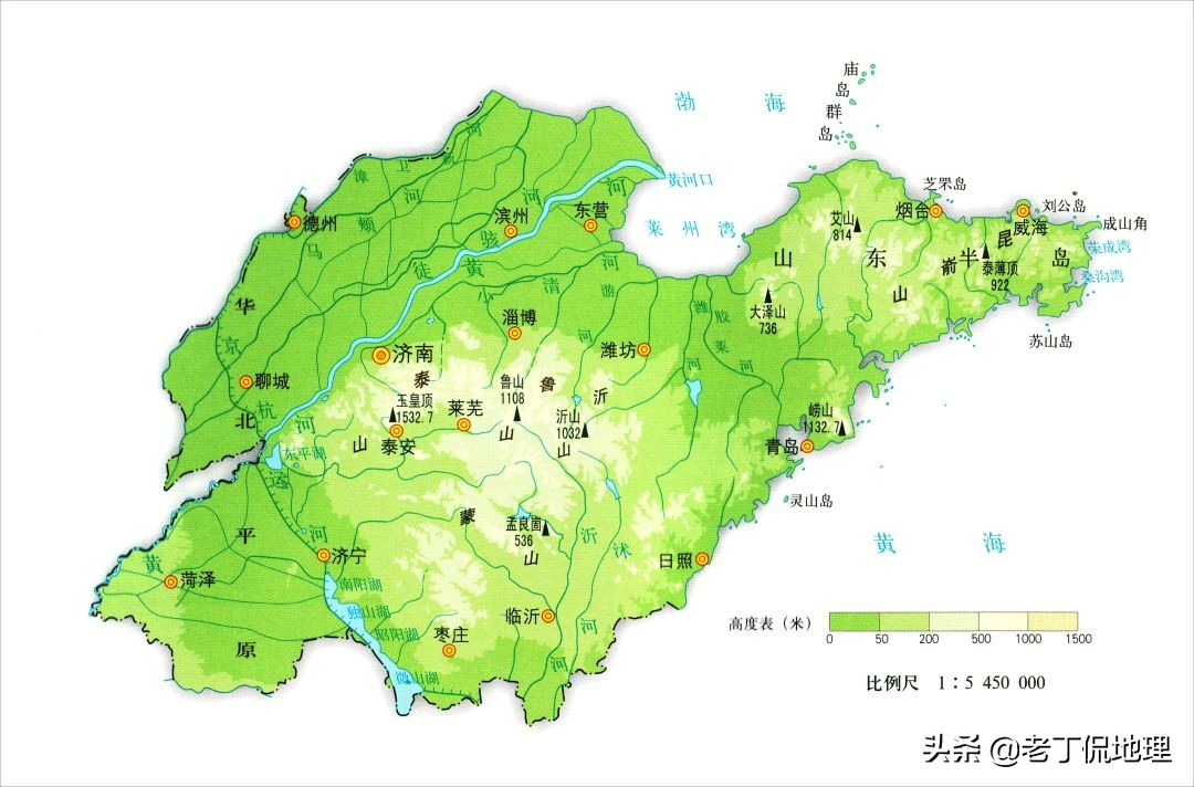 山西河北两省地图（看完就知道这两省的位置在哪）