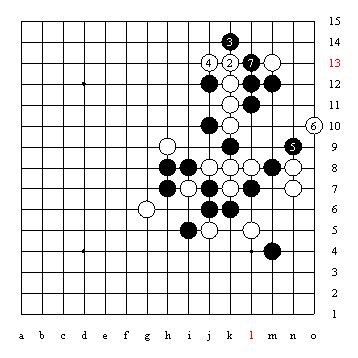 五子棋技巧图解「1」