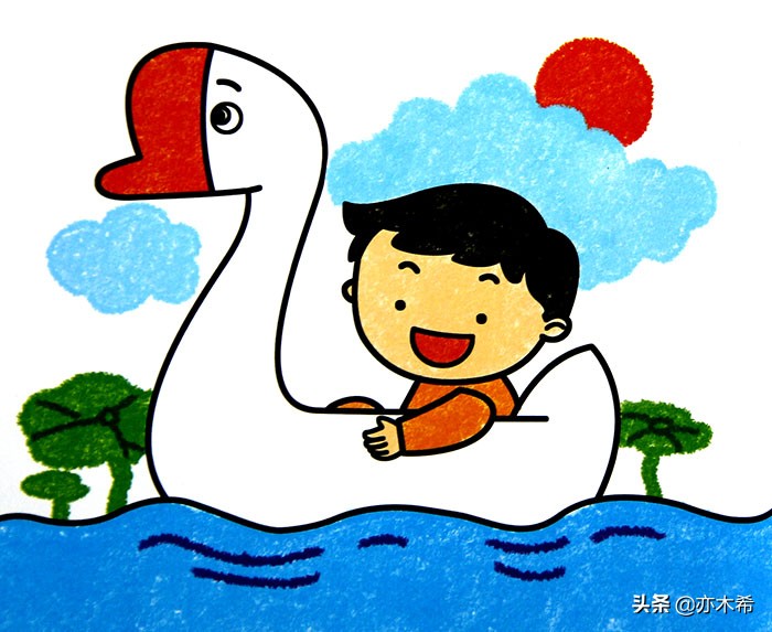 0-6岁幼儿简笔画大全最简单带颜色,萌萌哒的彩色儿童简笔画