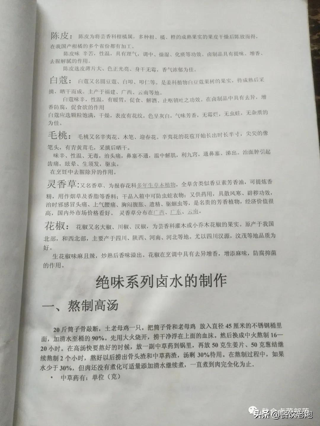 武汉某加盟公司学习资料，鸭脖，品牌降龙爪爪配方，花我不少银子