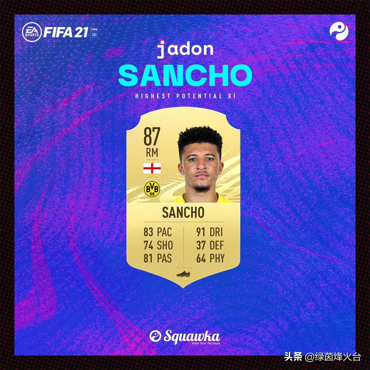 FIFA21英超中場(chǎng)怎么選（神童集聚版本答案，F(xiàn)IFA21天賦最強(qiáng)11人陣容）